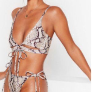 Snake Skin Swim Suit